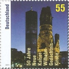 Timbre: 50 ans Gedachtniskirche Berlin