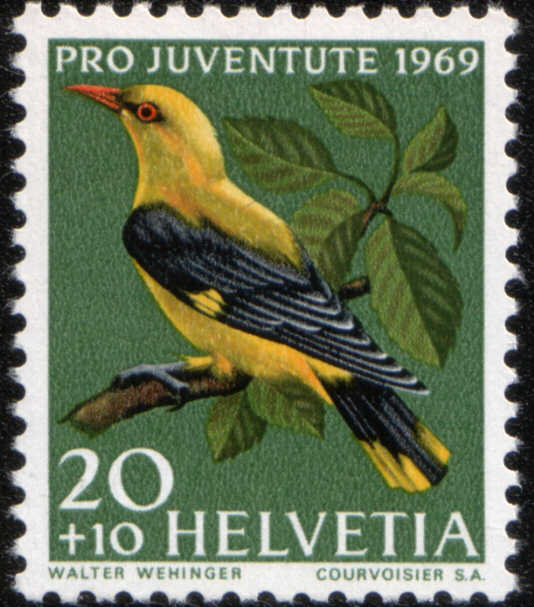 Timbre: Pro Juventute loriot