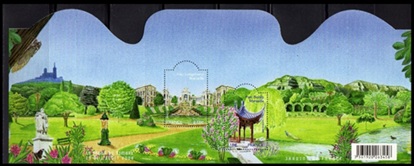 Timbre: Parc Longchamp et Parc Bor&eacute;ly, &agrave; Marseille