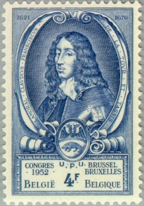 Timbre: 13e congr&egrave;s de l'UPU &agrave; Bruxelles