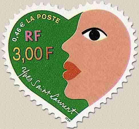Timbre: Coeur de Yves Saint Laurent 