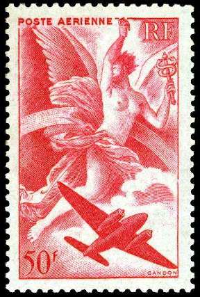 Timbre: S&eacute;rie Mythologique :  Iris messag&egrave;re des Dieux