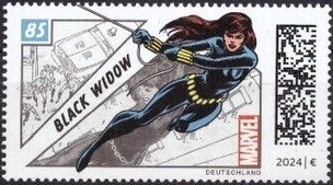 Timbre: Superh&eacute;ros : Veuve noire
