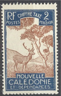 Timbre: Cerf et Niaouli