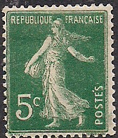 Timbre: Semeuse fond plein 