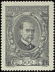 Timbre: Président Masaryk