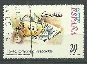 Timbre: Correspondencia Escolar