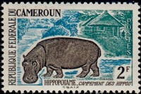 Timbre: Hippopotame
