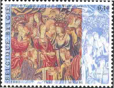 Timbre:  Tapisserie flamande