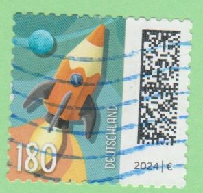 Timbre:     World of the Letter  - Vaisseau spatial (adhesif)