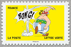 Timbre: Ast&eacute;rix - Bong