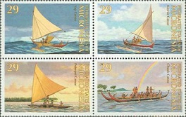 Timbre: Embarcations indig&egrave;nes