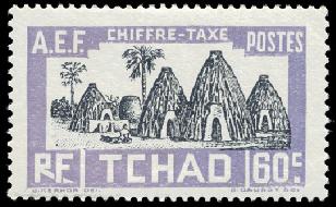 Timbre: Village de paillotes