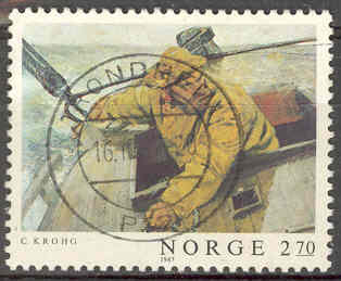 Timbre: Temp&ecirc;te en mer de C. Krogh
