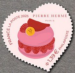 Timbre: St-Valentin - Coeur Pierre Herm&eacute; - Entremet