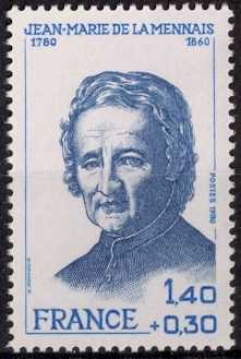 Timbre: Jean-Marie de la Mennais