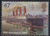 Timbre: Paquebots : RMS Mauretania 1907