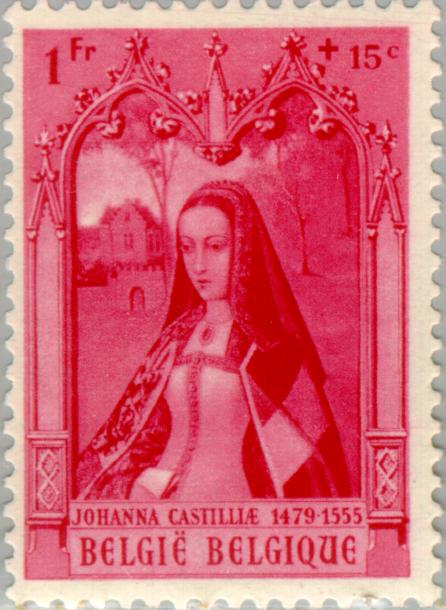 Timbre: Princesse Jeanne de Castille