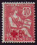 Timbre: TYPE MOUCHON - CROIX ROUGE