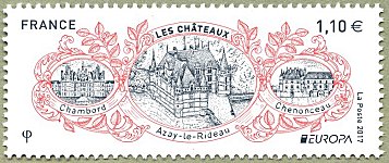 Timbre: Europa - Les ch&acirc;teaux
