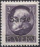 Timbre: Timbre de Bavi&egrave;re surcharg&eacute;