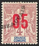 Timbre: Paix et Commerce Surcharg&eacute;