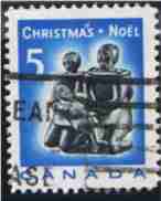 Timbre: No&euml;l Sculpture inuit