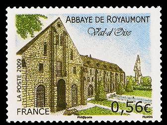 Timbre: Abbaye de Royaumont (Val d'Oise)