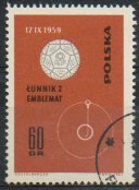 Timbre: Conqu&ecirc;te de l'espace - Lunik II