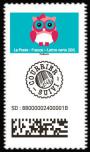Timbre: Courrier suivi 