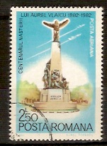 Timbre: Monument &agrave; Aurel Vlaicu