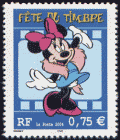 Timbre: F&ecirc;te du timbre : Minnie de Disney