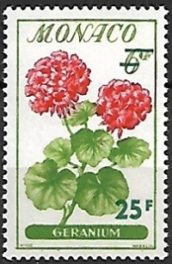 Timbre: Fleurs - G&eacute;ranium