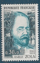 Timbre: Emile Zola