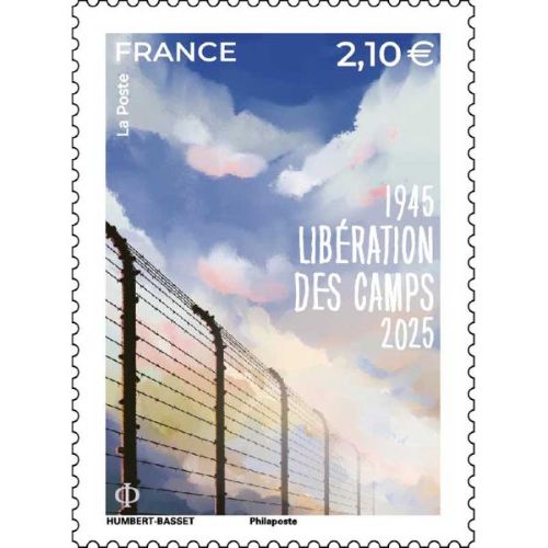 Timbre: Les 80 ans de la lib&eacute;ration des camps 