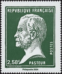 Timbre: Louis Pasteur Issue of 1924, Centenary