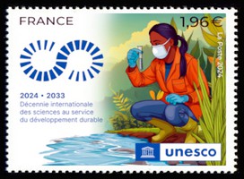 Timbre: UNESCO : d&eacute;veloppement durable