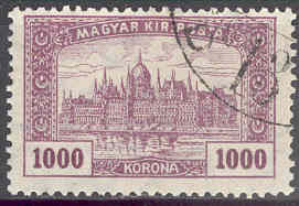 Timbre:  Le Parlement &agrave; Budapest