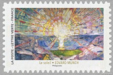 Timbre: Grand soleil.  Edvard Munch