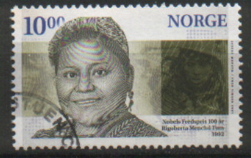 Timbre: Prix Nobel, Rigoberta Menchu Turn
