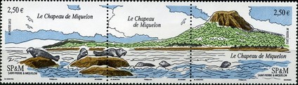Timbre: Le Chapeau de Miquelon tryptique