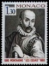 Timbre: Portrait de Montaigne :