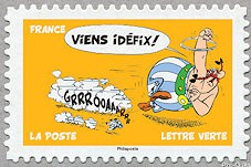 Timbre: Astérix- vient idéfix