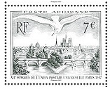 Timbre: XII Congr&egrave;s l' Union Postale Universelle de Paris 1947