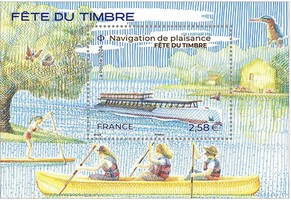 Timbre: Fete du timbre navigation de plaisance
