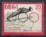 Timbre: JO d'Innsbruck, saut &agrave; skis