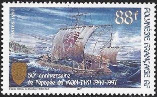 Timbre: L'&eacute;pop&eacute;e du Kon-Tiki