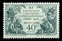 Timbre: Exposition coloniale internationale