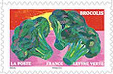 Timbre: jardin d'automne : brocolis