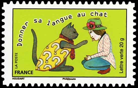 Timbre: Donner sa langue au chat 